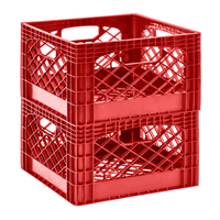 B. H. B. B. košara za skladištenje mlijeka u crvenoj boji