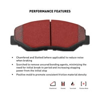 Dinamično trenje Tvrtka prednja stražnja kočnica s serijskim keramičkim kočijim jastučićima uključuje hardver