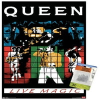 Kraljica-živi čarobni zidni poster s gumbima, 14.725 22.375