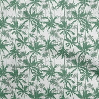 Oneoone pamuk kambric zelena tkanina tropska zanatskih projekata zanat