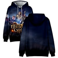 Baldur's Gate Hoodie Game Sweatshirt cosplay cosplay pullover modni pulover zime