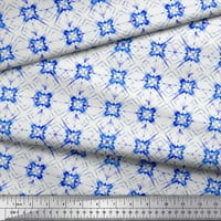 Pamučna tkanina od tartana od pamuka, ukrašena bojom za kravate, s otiskom širine dvorišta