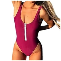 Ženski kupaći kostimi, jednodijelni Ženski kupaći kostim Plus, seksi tiskani bikini kupaći kostim-Vino, e-mail