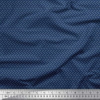 Japanska krep satenska tkanina, geometrijska tiskana tkanina za košulje široke dvorišta