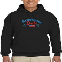 American Dude 4Th July Hoodie Men -Sliku od Shutterstock, Male Medium