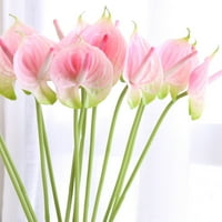 Umjetno cvijeće lažno svježe cvijeće na dodir za umjetno umjetno cvijeće biljke svileno cvijeće za svadbene bukete